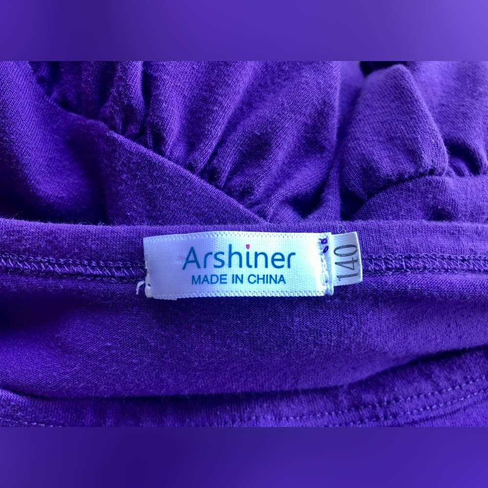 Purple Longsleeve Dress - Picture 3 of 3